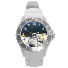 Atlantic Ocean Plastic Sport Watch (large) by DmitrysTravels