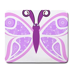 Whimsical Awareness Butterfly Large Mouse Pad (rectangle) by FunWithFibro