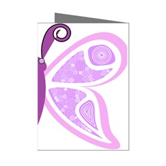 Whimsical Awareness Butterfly Mini Greeting Card (8 Pack) by FunWithFibro