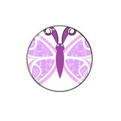 Whimsical Awareness Butterfly Golf Ball Marker 4 Pack (for Hat Clip) by FunWithFibro