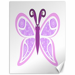 Whimsical Awareness Butterfly Canvas 12  X 16  (unframed) by FunWithFibro