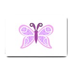 Whimsical Awareness Butterfly Small Door Mat 24 x16  Door Mat