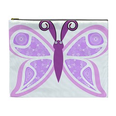 Whimsical Awareness Butterfly Cosmetic Bag (xl) by FunWithFibro