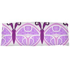 Whimsical Awareness Butterfly Body Pillow (dakimakura) Case (two Sides) by FunWithFibro