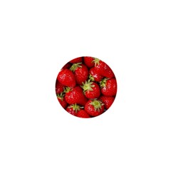 Strawberries 1  Mini Button Magnet by SonderSkySecond