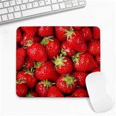 Strawberries Large Mouse Pad (rectangle) by SonderSkySecond