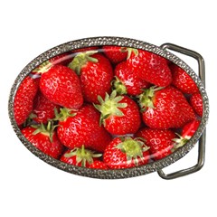 Strawberries Belt Buckle (oval)