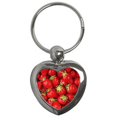 Strawberries Key Chain (heart)