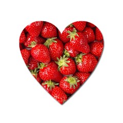 Strawberries Magnet (heart)