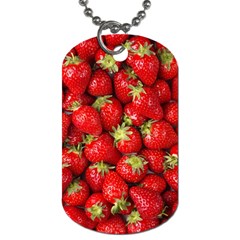 Strawberries Dog Tag (one Sided) by SonderSkySecond