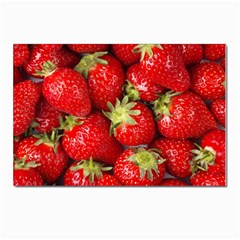 Strawberries Postcards 5  X 7  (10 Pack) by SonderSkySecond