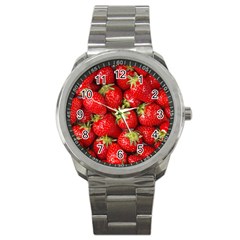 Strawberries Sport Metal Watch