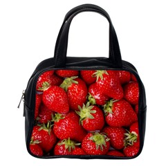 Strawberries Classic Handbag (one Side)