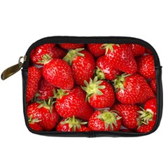 Strawberries Digital Camera Leather Case