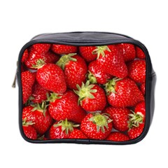 Strawberries Mini Travel Toiletry Bag (two Sides)