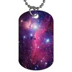 Galaxy Purple Dog Tag (one Sided) by SonderSkySecond