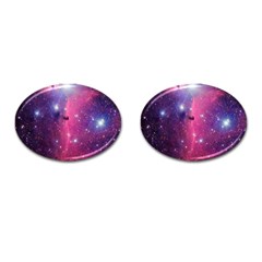 Galaxy Purple Cufflinks (oval) by SonderSkySecond