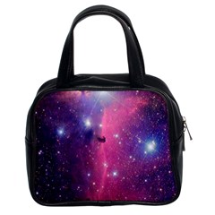 Galaxy Purple Classic Handbag (two Sides) by SonderSkySecond