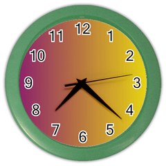 Tainted  Wall Clock (color)