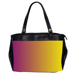 Tainted  Oversize Office Handbag (two Sides)