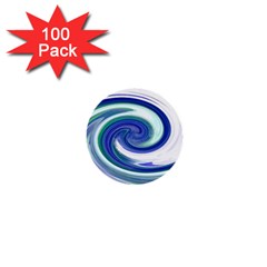 Abstract Waves 1  Mini Button (100 Pack) by Colorfulart23