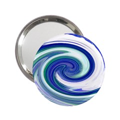 Abstract Waves Handbag Mirror (2 25 )