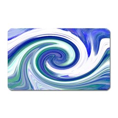 Abstract Waves Magnet (rectangular) by Colorfulart23