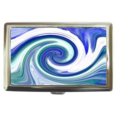 Abstract Waves Cigarette Money Case