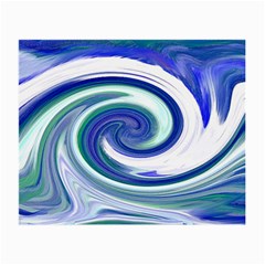 Abstract Waves Glasses Cloth (small, Two Sided) by Colorfulart23