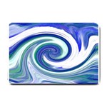 Abstract Waves Small Door Mat 24 x16  Door Mat