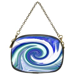 Abstract Waves Chain Purse (two Sided) 