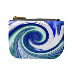 Abstract Waves Coin Change Purse