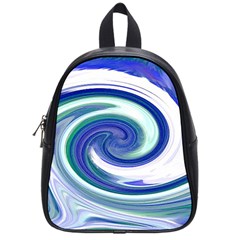 Abstract Waves School Bag (small)