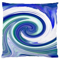 Abstract Waves Large Cushion Case (two Sided) 