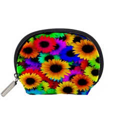 Colorful Sunflowers Mini Zipper Pouch by StuffOrSomething