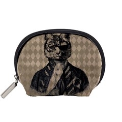 Harlequin Cat Mini Zipper Pouch