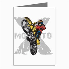 Moto X Wheelie Greeting Cards (pkg Of 8) by MegaSportsFan