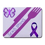 Send Spoons Small Mouse Pad (Rectangle) Front