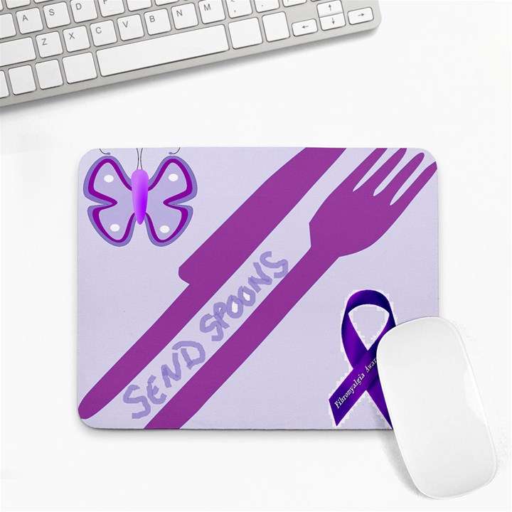 Send Spoons Small Mouse Pad (Rectangle)