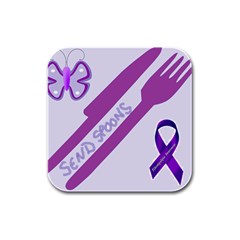 Send Spoons Drink Coasters 4 Pack (square) by FunWithFibro