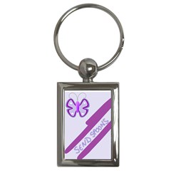 Send Spoons Key Chain (rectangle)