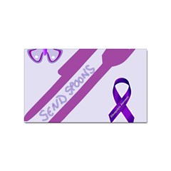 Send Spoons Sticker (rectangle) by FunWithFibro