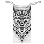 Ornate Foxy Wolf Jewelry Bag Front