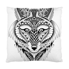 Ornate Foxy Wolf Cushion Case (two Sided) 