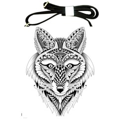 Ornate Foxy Wolf Shoulder Sling Bag