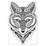 Ornate Foxy Wolf Removable Flap Cover (Large) Front