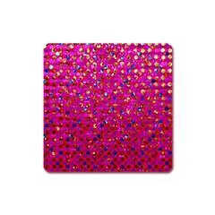 Polka Dot Sparkley Jewels 1 Magnet (square) by MedusArt