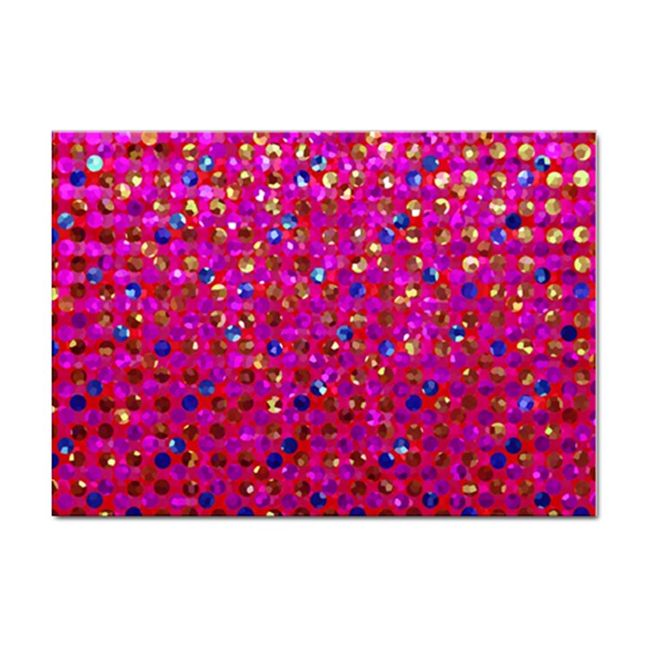 Polka Dot Sparkley Jewels 1 A4 Sticker 10 Pack