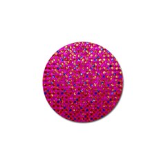 Polka Dot Sparkley Jewels 1 Golf Ball Marker by MedusArt