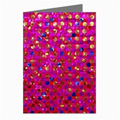 Polka Dot Sparkley Jewels 1 Greeting Card (8 Pack) by MedusArt